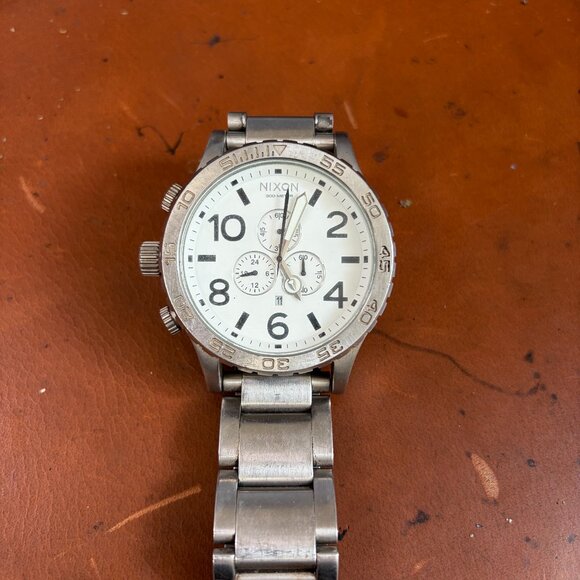 Nixon 51-30 Chrono Watch – 51mm Stainless Steel - Picture 1 of 3